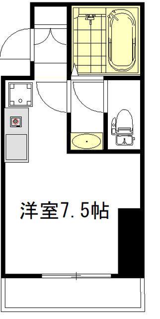 南大塚サンハイツ(ワンルーム/2階)の間取り写真
