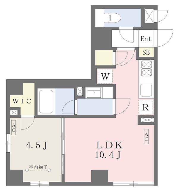 グランジット本郷壱岐坂(1LDK/3階)の間取り写真