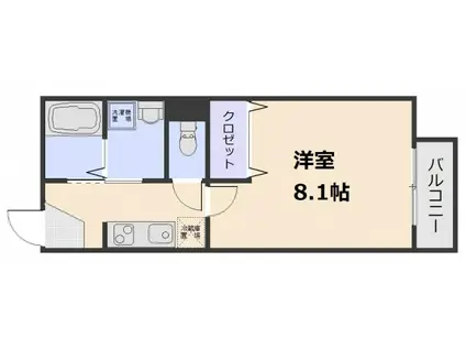 OSF弐番館(1K/2階)の間取り写真
