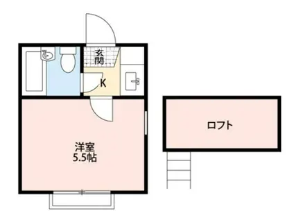 コーポ巣鴨B棟(1K/1階)の間取り写真