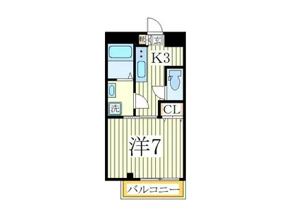 レアリゼ(1K/2階)の間取り写真