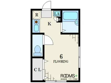 ファミール桜上水(ワンルーム/1階)の間取り写真