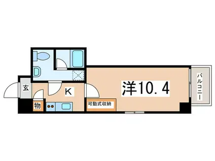 サンスト-リー東池袋(1K/8階)の間取り写真