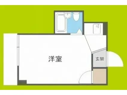 ディノ玉出(ワンルーム/5階)の間取り写真