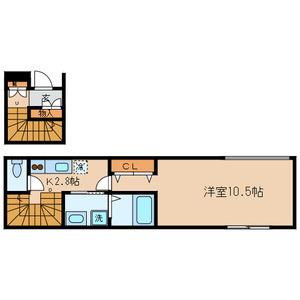 カーサセレージャ(1K/2階)の間取り写真