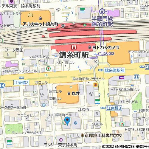 エスティメゾン錦糸町II(1LDK/14階)の間取り写真