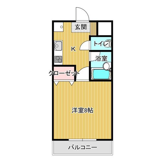 スペラーレ21(1K/3階)の間取り写真
