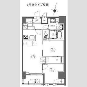 S-RESIDENCE北千住REIZ(2LDK/15階)の間取り写真