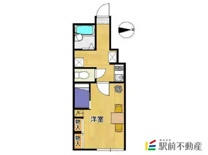 レオパレスバルーン1(1K/2階)の間取り写真