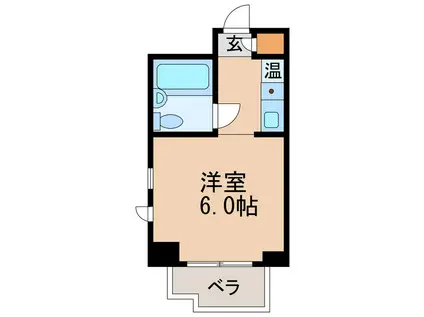 プレスイン名城東(ワンルーム/4階)の間取り写真