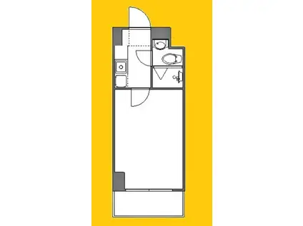 MARINA YOKOHAMA PREMIUM(1K/2階)の間取り写真