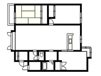 メープルハイツII(3LDK/1階)の間取り写真