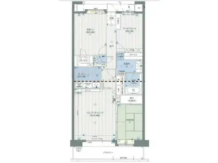 フローレンス西桜町グランドアーク(2SLDK/7階)の間取り写真