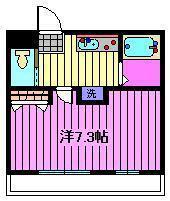 泉コーポ(1K/1階)の間取り写真