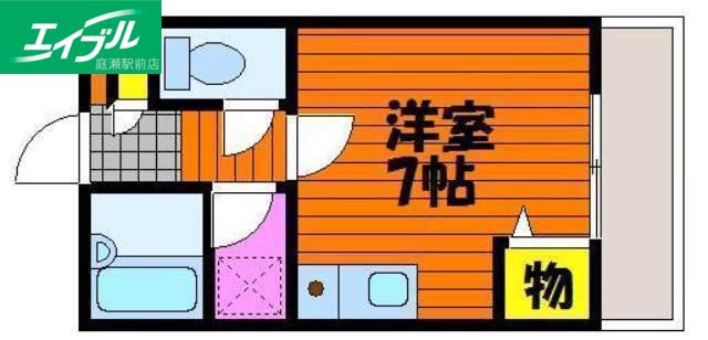 コレドール(ワンルーム/3階)の間取り写真