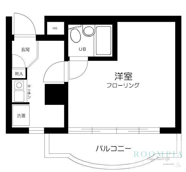 ライオンズマンション上石神井第2(1K/2階)の間取り写真
