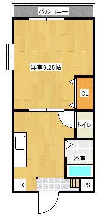 アネックス・ヤマイチ(1DK/2階)の間取り写真