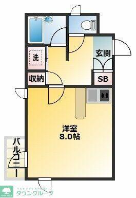 アークビル目白(ワンルーム/3階)の間取り写真