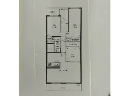 上前津サンハイツ(3LDK/8階)の間取り写真