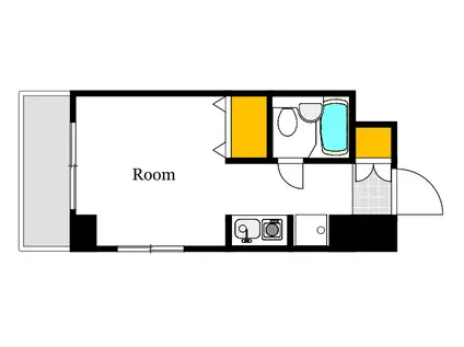 メゾン・ド・オンディーヌ(1K/8階)の間取り写真