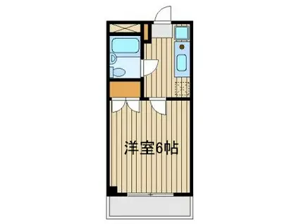 ラ・コンチェルト(1K/3階)の間取り写真