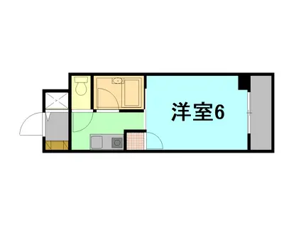 ヒジヤマタナカビル(1K/3階)の間取り写真