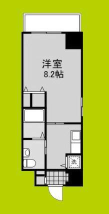 PARK HILLS 都島 NOBLE(1K/6階)の間取り写真