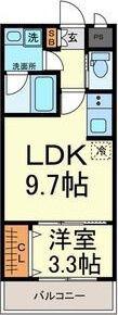 URBANO千種SPICA(1LDK/2階)の間取り写真