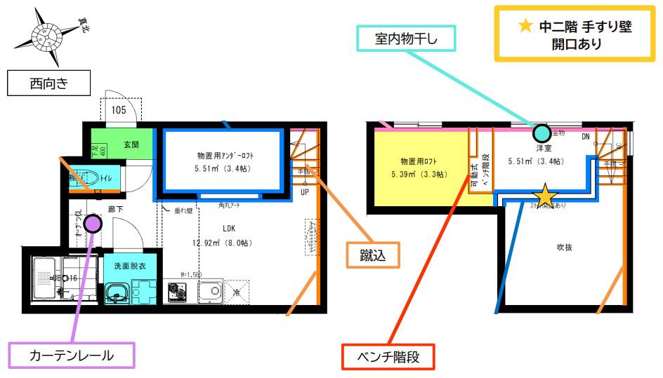 RADIANCE桜本町(ワンルーム/1階)の間取り写真