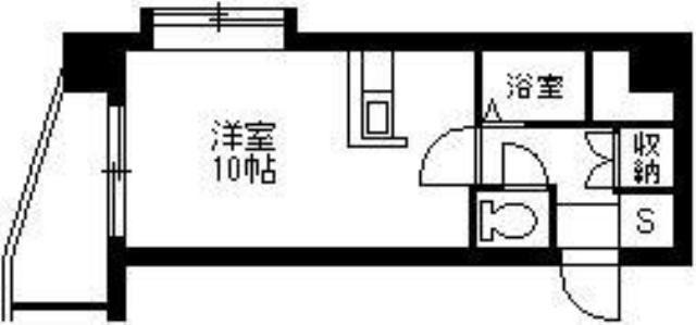 セレーネ(ワンルーム/2階)の間取り写真
