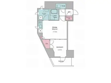 レジディア文京本郷IVレジディアブンキョウホンゴウIV(1DK/3階)の間取り写真