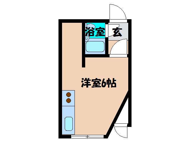 メゾンST(ワンルーム/2階)の間取り写真