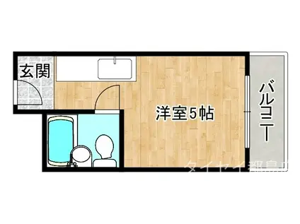 ACT田代マンション(ワンルーム/2階)の間取り写真