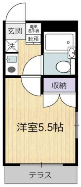 プチメゾン中央(1K/3階)の間取り写真