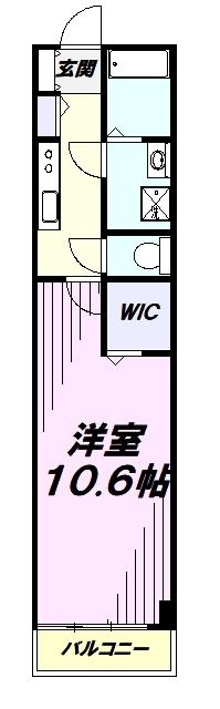 ベルウッドプラザ(1K/1階)の間取り写真