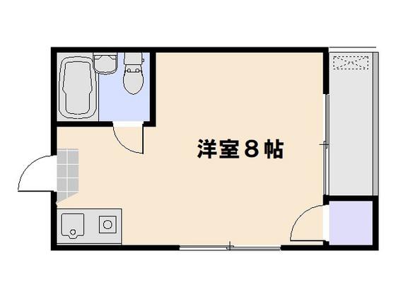 サンライズ五観橋(ワンルーム/3階)の間取り写真