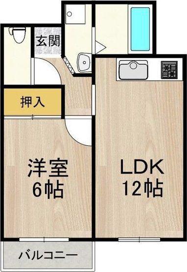 JMRレジデンス新大阪 (1LDK/5階)の間取り写真