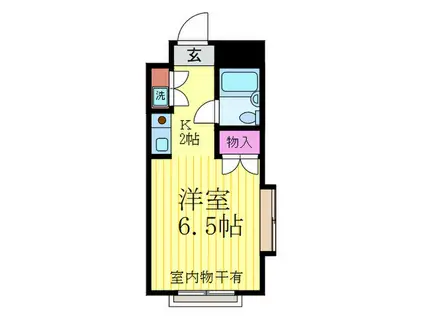 カーサ西陣(1K/4階)の間取り写真