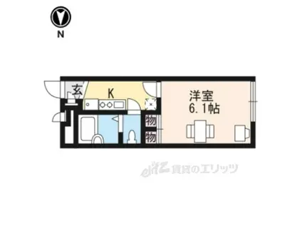レオパレスマ メゾンⅡ(1K/2階)の間取り写真