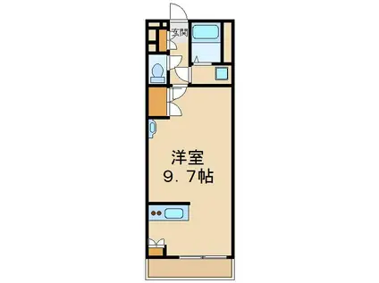 レオネクストヴィーブルIII(ワンルーム/3階)の間取り写真