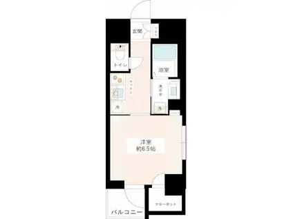 HY′SNEXT西巣鴨(1K/2階)の間取り写真