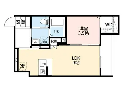 ROBOT HOME みどり台(1LDK/2階)の間取り写真