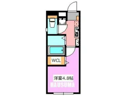 CREAL王子サウス(1K/5階)の間取り写真