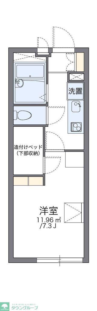 レオパレスKOTOE(1K/3階)の間取り写真