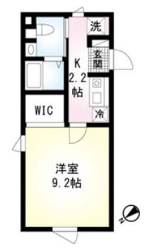 HISUI APARTMENT ヒスイアパートメント(1K/2階)の間取り写真