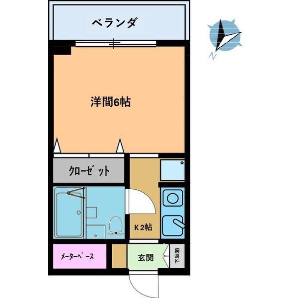 レスパス千種(ワンルーム/5階)の間取り写真
