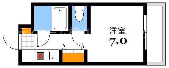 サンコート楠木(ワンルーム/3階)の間取り写真