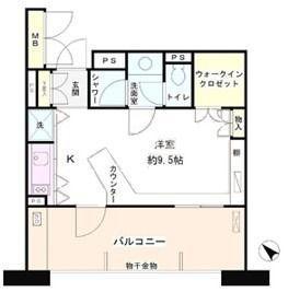 パティオス3番街(ワンルーム/3階)の間取り写真