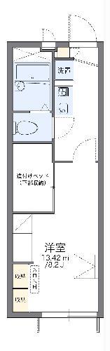 レオパレスコトブキ C(1K/2階)の間取り写真