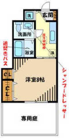 メゾンエース(1K/1階)の間取り写真